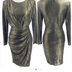Elegant Metallic Dress
